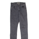 LEVI'S 721 High Rise Womens Jeans Grey Regular Straight W26 L32