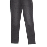 LEVI'S 721 High Rise Womens Jeans Black Regular Skinny Stone Wash W23 L30