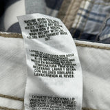 Levis Checked Cargo Shorts - 32W 11L Multicoloured Cotton