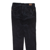 CALVIN KLEIN JEANS Womens Corduroy Trousers Black Slim Skinny W27 L30