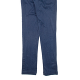 LACOSTE Chino Mens Trousers Blue Slim Straight W29 L34