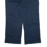 TOMMY HILFIGER Womens Trousers Blue Loose Straight W36 L24