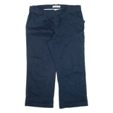 TOMMY HILFIGER Womens Trousers Blue Loose Straight W36 L24