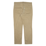 LEVI'S Mens Trousers Beige Regular Straight W33 L27