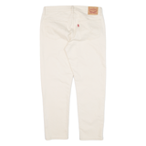 LEVI'S Womens Trousers Cream Regular Boyfriend W31 L25