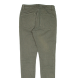 WHISTLES Womens Trousers Green Slim Skinny W24 L29
