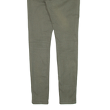 WHISTLES Womens Trousers Green Slim Skinny W24 L29