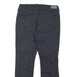LEVI'S Womens Jeans Black Regular Skinny W30 L30