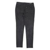 LEVI'S Mid Rise Womens Jeans Black Regular Skinny W30 L31