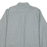 TOMMY HILFIGER Mens Shirt Green Houndstooth Long Sleeve M