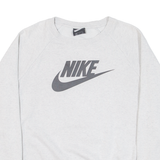 NIKE Womens Sweatshirt Grey S