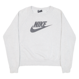 NIKE Womens Sweatshirt Grey S