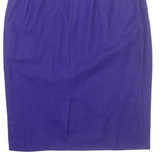Womens Pencil Skirt Purple Knee Length M