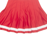 VARSITY Womens Pleated Skirt Red Short XS