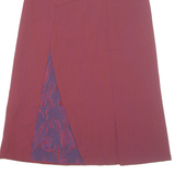 MADAME ZAZA OF MARSEILLE Womens A-Line Skirt Maroon Long UK 10