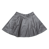 Womens A-Line Skirt Black Short M