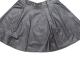 Womens A-Line Skirt Black Short M