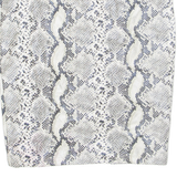 Womens Straight Skirt White Knee Length Crazy Pattern S