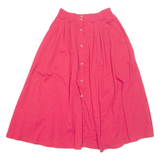 POTOMAC SPORT Womens A-Line Skirt Pink Midi XL