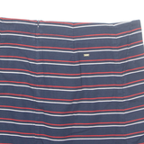 TOMMY HILFIGER Womens Straight Skirt Blue Knee Length Striped M