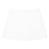 FASHION Womens Pleated Skirt White Short 2XL