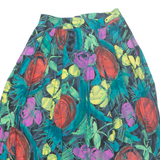 BETTY BARCLAY Womens A-Line Skirt Green Midi Crazy Pattern M