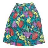 BETTY BARCLAY Womens A-Line Skirt Green Midi Crazy Pattern M
