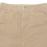 TOMMY HILFIGER Womens Straight Skirt Brown Knee Length Denim UK 8