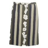 Womens Pencil Skirt Green Midi Floral M