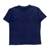 Polo By Ralph Lauren T-Shirt - Large Navy Cotton