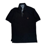 Tommy Hilfiger Polo Shirt - Medium Black Cotton