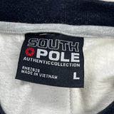 Southpole Spellout T-Shirt - Large Black Cotton