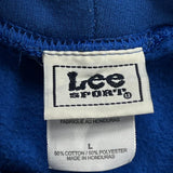 Chicago Cubs Lee Sport Hoodie - Large Blue Cotton Blend