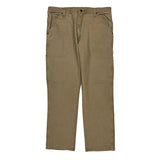 Wrangler Carpenter Trousers - 36W 32L Khaki Cotton