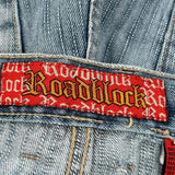 Roadblock Denim Shorts - 35W 15L Light Wash Cotton