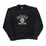Dickies Graphic Sweatshirt - Large Black Cotton