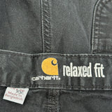 Carhartt Carpenter Trousers - 36W 33L Black Cotton