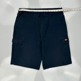 Dickies Cargo Shorts - 38W 10L Navy Polyester Blend
