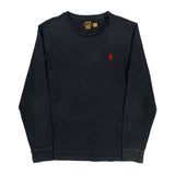 Polo By Ralph Lauren Slim Fit Long Sleeve T-Shirt - Medium Black Cotton