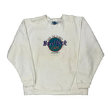 Made In Australia Sydney Hard Rock Cafe Graphic Sweatshirt - Large White Cotton