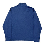 Vintage Polo By Ralph Lauren 1/4 Zip - XL Blue Cotton Blend
