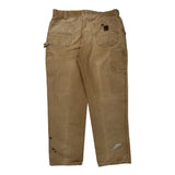 Carhartt Carpenter Trousers - 35W 34L Brown Cotton