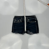True Religion Denim Shorts - 28W US 0 Dark Wash Denim