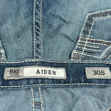 Bke Contrast Stitch Jeans - 32W 30L Blue Denim