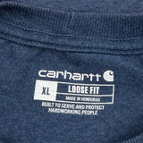 Carhartt T-Shirt - XL Blue Cotton