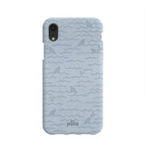 Powder Blue Fin iPhone XR Case
