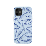 Powder Blue Fishery iPhone 12 Mini Case