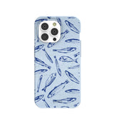 Powder Blue Fishery iPhone 14 Pro Case