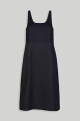 Fitted Knee Length Dress in Black
