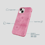 Bubblegum Pink Flora iPhone 13 Mini Case